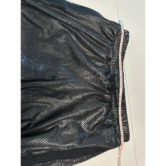 IVY PARK XS Metallic Mesh Double Layer Basketball Shorts Drawstring  Relaxed - Picture 7 of 9
